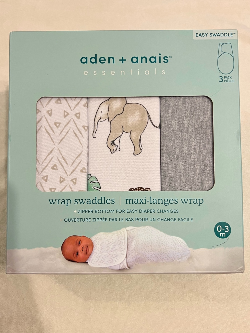Aden + Anais 0-3 Month Baby Wrap Swaddles | NWT